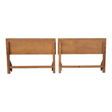 Load image into Gallery viewer, Vintage Mid-Century Modern Heywood Wakefield Twin Sized Headboards For Refinishing - a Pair