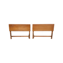 Load image into Gallery viewer, vintage mid-century modern heywood wakefield twin sized headboards for refinishing - a pair - at EclecticCollective.com - Thumbnail