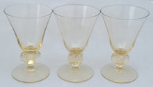 Load image into Gallery viewer, Vintage &quot;Gulli&quot; Wine Glasses in Gold by Siegfried Stahl for Skruff - a Trio