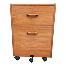 Load image into Gallery viewer, Vintage Mid-Century Modern Danish Modern Style Rolling Modular File Cabinet