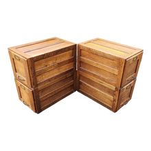 Load image into Gallery viewer, SOLD - Antique Oak Modular File Cabinet Drawers - Set of 4