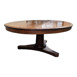 Late 19th Century Antique Hybridized Inlaid Victorian and Empire Coffee Table