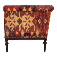 Load image into Gallery viewer, SOLD - Antique French Neoclassical Revival Sofa With Faux Kilim Upholstery