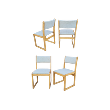 Load image into Gallery viewer, Vintage Danish Meets Postmodern Era Dining Chairs - Set of 4
