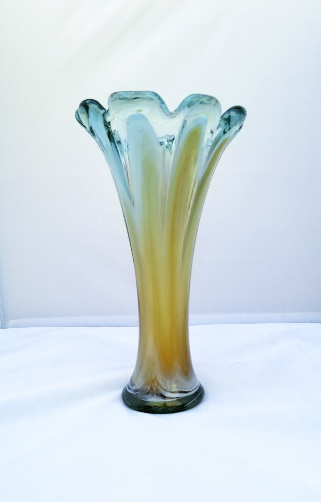 Yellow Blown Glass Vase – The Eclectic Collective