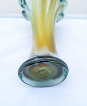 Load image into Gallery viewer, Yellow Blown Glass Vase