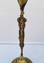 Load image into Gallery viewer, Vintage Brutalist Bronze Decorative Sculptural Goblet