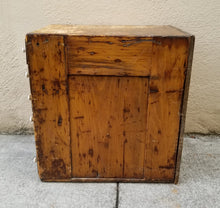 Load image into Gallery viewer, SOLD - Antique Primitive Early American Patinated Apothecary Cabinet With Porcelain Handles