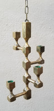 Load image into Gallery viewer, Lars Bergsten for Gussum Solid Brass Hanging Candelabra