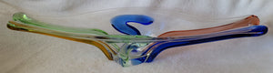 Monumental Vintage Frantisek Zemek for Mstisov Czech Art Glass Decorative Bowl