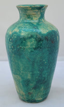Load image into Gallery viewer, Vintage Turquoise Clay Vase