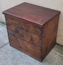 Load image into Gallery viewer, Vintage Chinese Shipping Crate Storage Box Ottoman