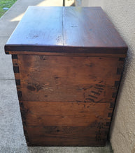 Load image into Gallery viewer, Vintage Chinese Shipping Crate Storage Box Ottoman