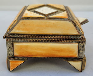 Bone and Stone Moroccan Jewelry Box