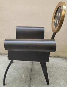 Vintage 1990s Postmodern Sculptural Armchair