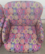 Load image into Gallery viewer, SOLD - Vintage Chunky Postmodern Diminutive Low Profile Club Chairs - a Pair