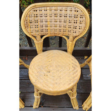 Load image into Gallery viewer, Vintage Woven Wicker Dining Chairs by Calif-Asia - Set of 6
