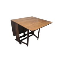 Load image into Gallery viewer, Antique Quartersawn Tiger Oak Drop Leaf Dining Table