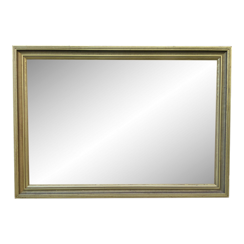 Late 20th Century Gold Framed Decorative Rectangular Mirror - Main Product Photo - EclecticCollective.com