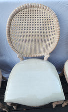 Load image into Gallery viewer, Vintage Rope Knot Woven Cane Back Dining Chairs from Andre Originals of Brooklyn - Set of 4