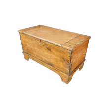 Load image into Gallery viewer, SOLD - Antique Primitive Patinated Pine Blanket Chest