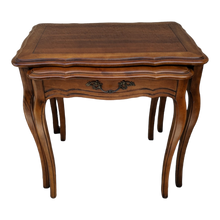 Load image into Gallery viewer, Vintage French Provincial Nesting Tables - a Pair