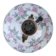 Load image into Gallery viewer, Vintage Chinoiserie Famille Rose Table Lamp