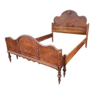 Vintage Jacobean Double Bed for Restoration