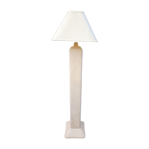 Vintage Postmodern Cream Sculptural Floor Lamp