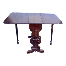 Load image into Gallery viewer, SOLD - Antique Victorian Eastlake Gate-leg Drop Leaf Parlor Game Table Or Small Dining Table