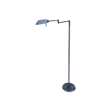 Load image into Gallery viewer, Holtkoetter Leuchten Chrome Silver Adjustable Height Pharmacy Floor Lamp