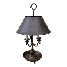 Load image into Gallery viewer, Vintage Bronze Bouillotte Table Lamp