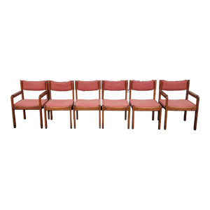 Vintage Mid-Century Modern Postmodern Dining Chairs - Set of 6