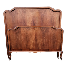 Load image into Gallery viewer, Vintage Full-Sized French Headboard and Footboard