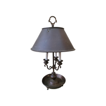 Load image into Gallery viewer, Vintage Bronze Bouillotte Table Lamp