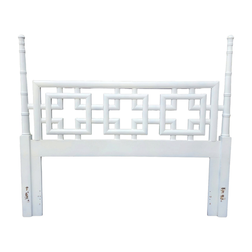 Vintage Chinoiserie Queen Sized Headboard From Dixie's Shangri La Collection