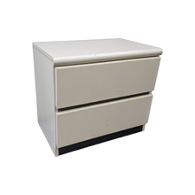 Load image into Gallery viewer, 1980s Postmodern White Laminate Nightstand