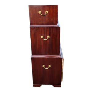 Vintage Tallboy Thomasville Chinoiserie Chest of Drawers