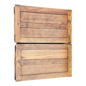 Antique Oak Modular File Cabinet Drawers - Set of 4