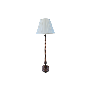 SOLD - Ethan Allen Barley Twist Floor Lamp