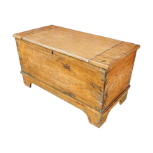 Load image into Gallery viewer, Antique Primitive Patinated Pine Blanket Chest