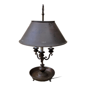 Vintage Bronze Bouillotte Table Lamp