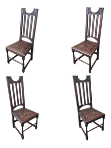 ON HOLD - Antique Dutch Dining Chairs - Set of 4