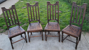HOLD - Antique Dutch Dining Chairs - Set of 4