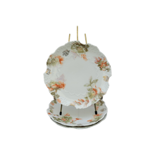 Load image into Gallery viewer, Antique Early 20th Century Silesia Floral Appetizer Plates - Set of 3