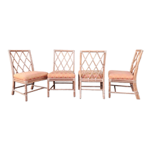 Load image into Gallery viewer, Vintage mcguire Coastal bamboo dining chairs for reupholstery - set of 4 at EclecticCollective.com - Main Product Photo