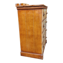 Load image into Gallery viewer, Vintage Rancho Monterey Tallboy Dresser With Colonial Wagon Hand Painted Details