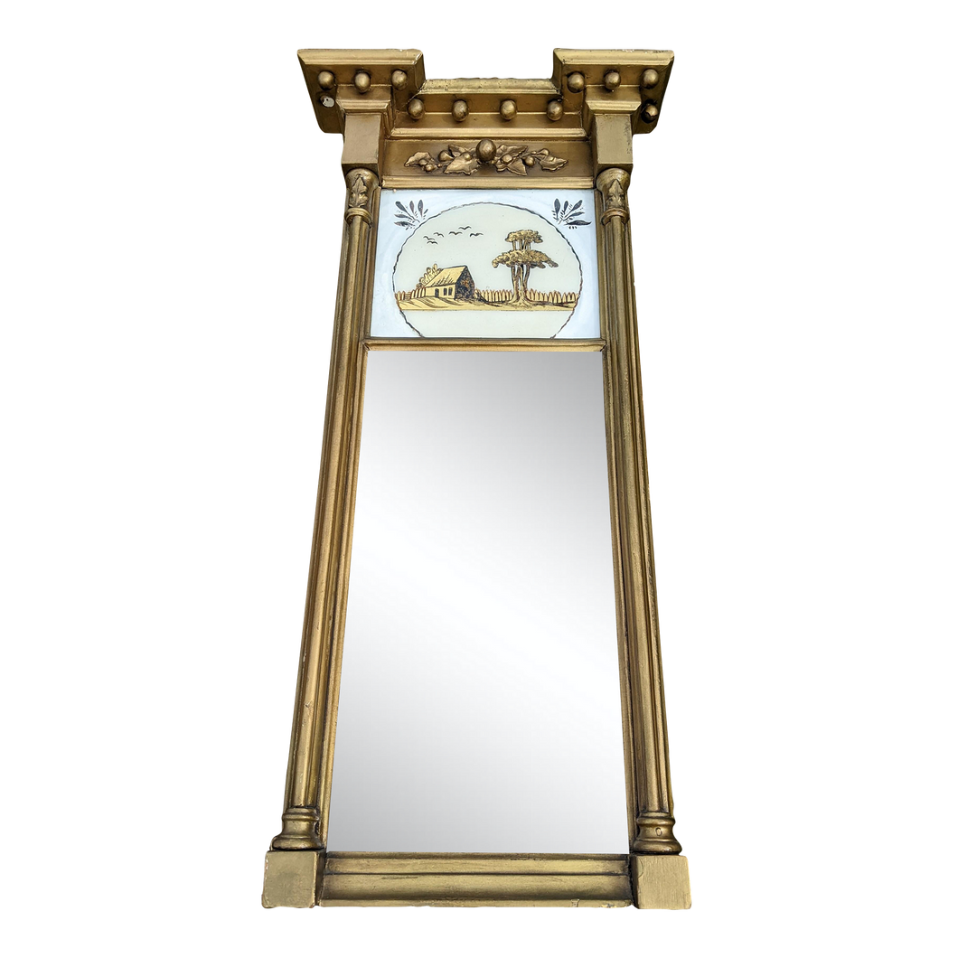 COMING SOON - Early 19th Century Antique Federal Sheraton Style Anglomese Mirror