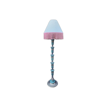 Load image into Gallery viewer, Vintage James Mont Style Moody Maximalist Chinoiserie Stone and Brass Floor Lamp