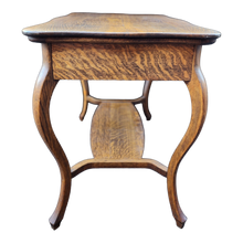 Load image into Gallery viewer, Antique Quartersawn Tiger Oak Library Table